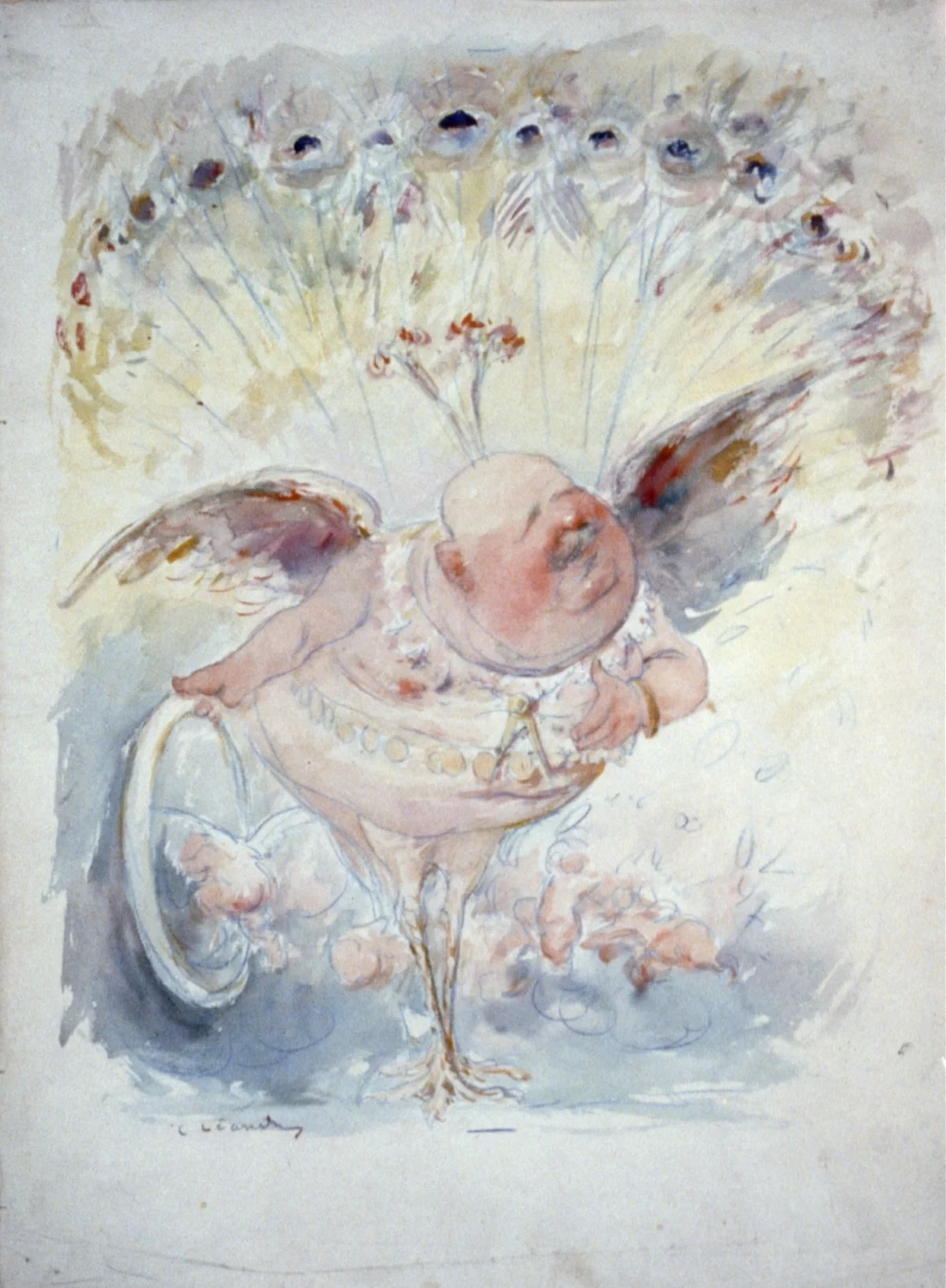 Charles Léandre - Caricatura di Gustave Rives